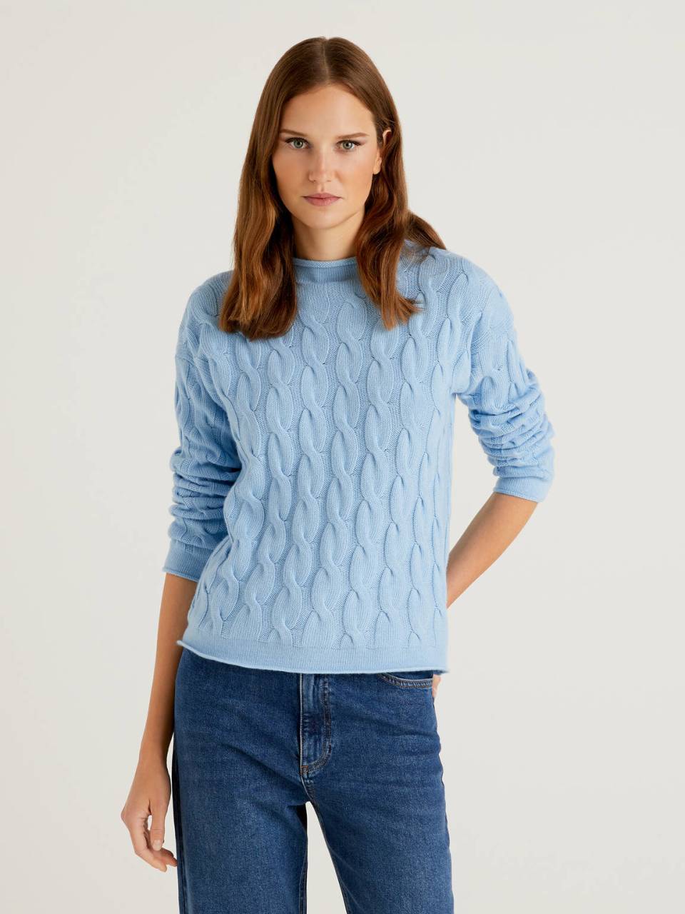 Benetton Cable knit sweater. 1