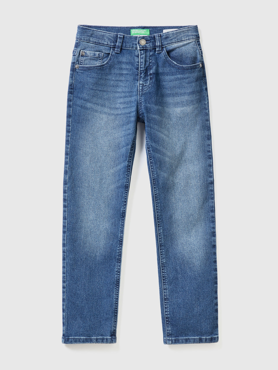 Benetton, Slim-fit-jeans eco-recycle, Dunkelblau, male