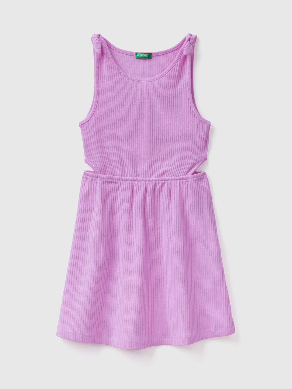 Benetton ribbed dress with shoulder straps. 1