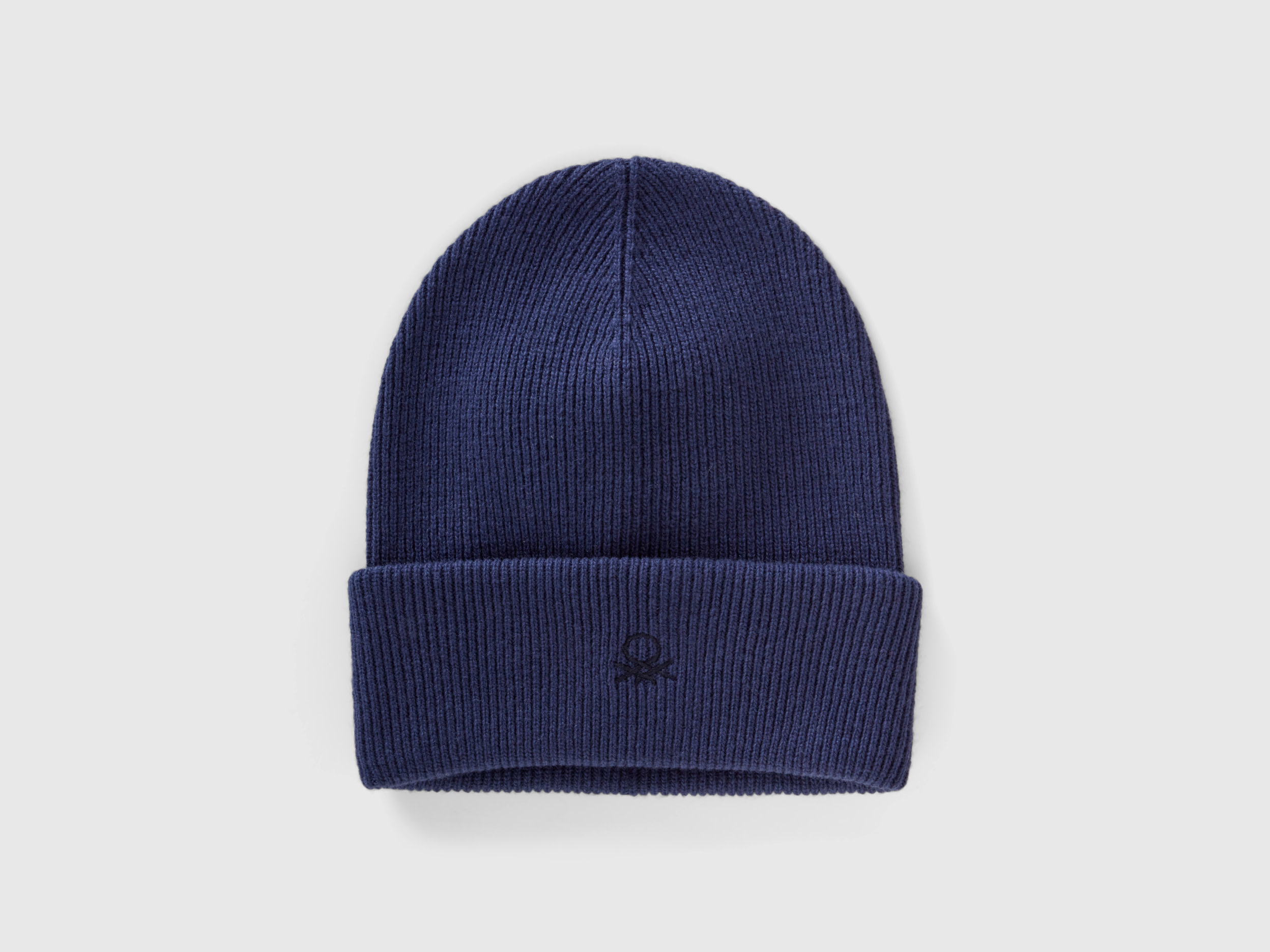 Benetton, Wool Blend Hat, size S-L, Dark Blue, Kids