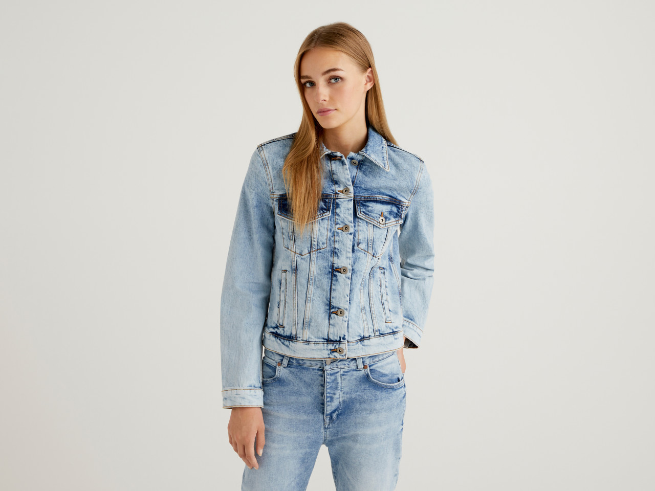 discount 76% Gray 41                  EU WOMEN FASHION Jeans Basic Benetton straight jeans 