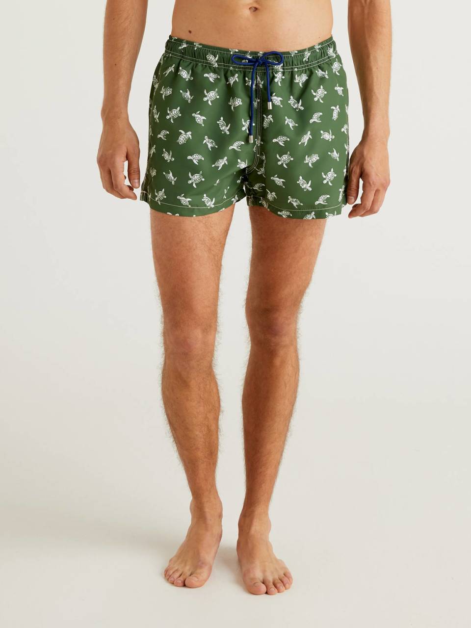 Benetton Short patterned swim trunks. 1