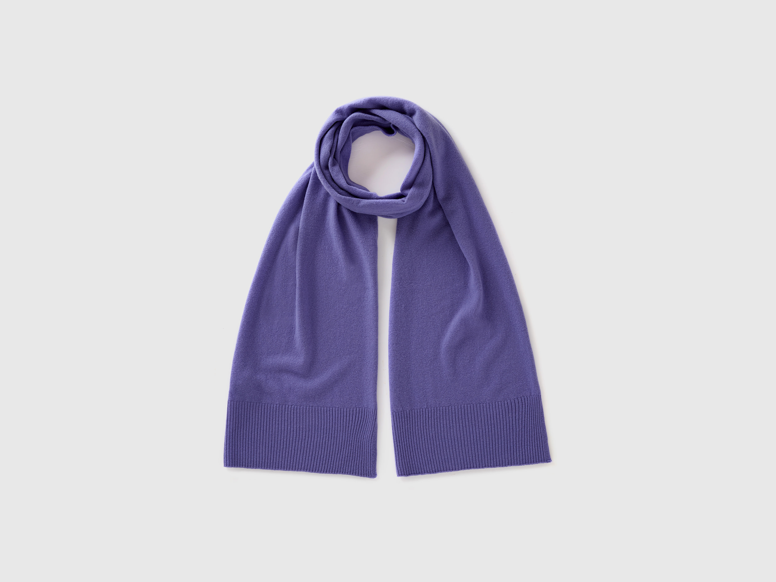 Benetton, Sciarpa In Pura Lana Merino, , Donna