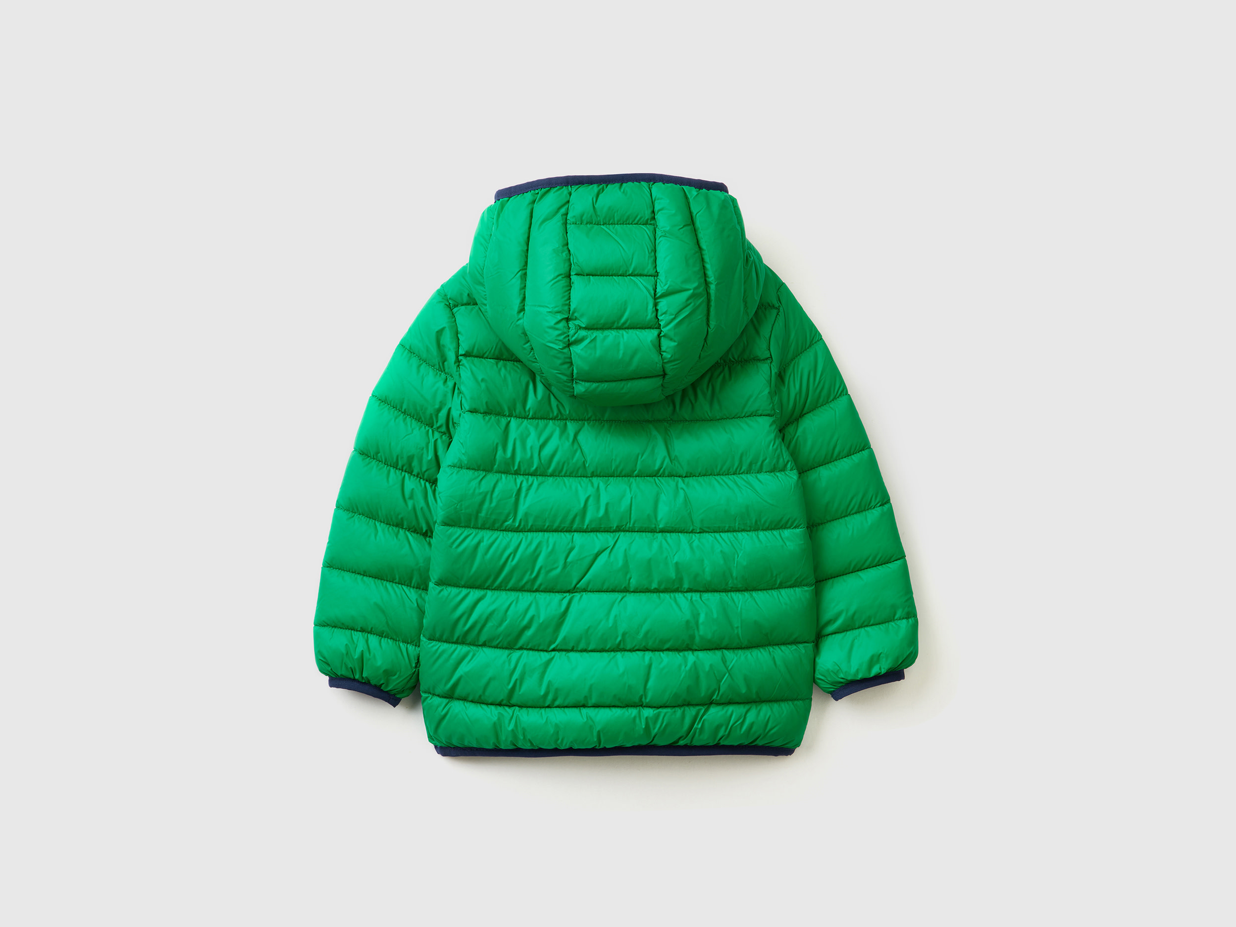 Benetton, "Rain Defender" Jacket In Nylon, Taglia 12-18, Green, Kids