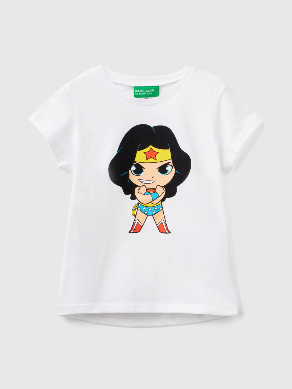 Benetton, Shirt ©&™ Dc Comics Wonder Woman, Weiss, female