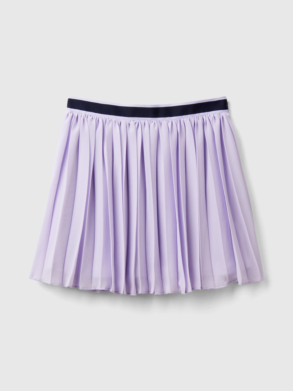 Benetton, Pleated Skirt, Lilac, Kids