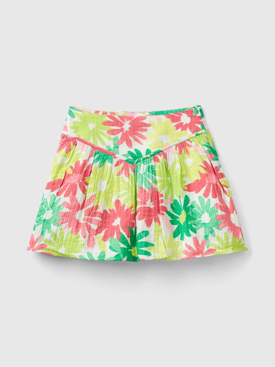 Benetton, Flowy Floral Skirt, Multi-color, Kids