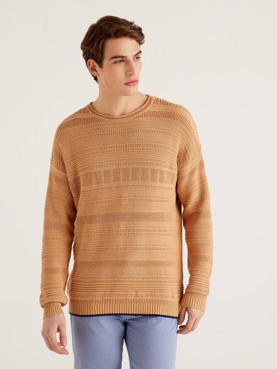 Benetton Knit sweater in 100% cotton. 1