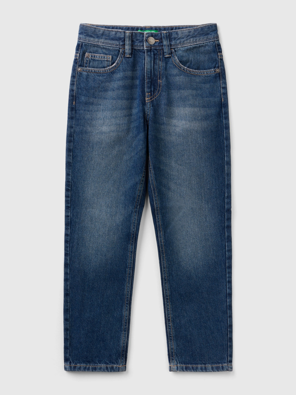 Benetton, Straight-leg-jeans, Blau, male