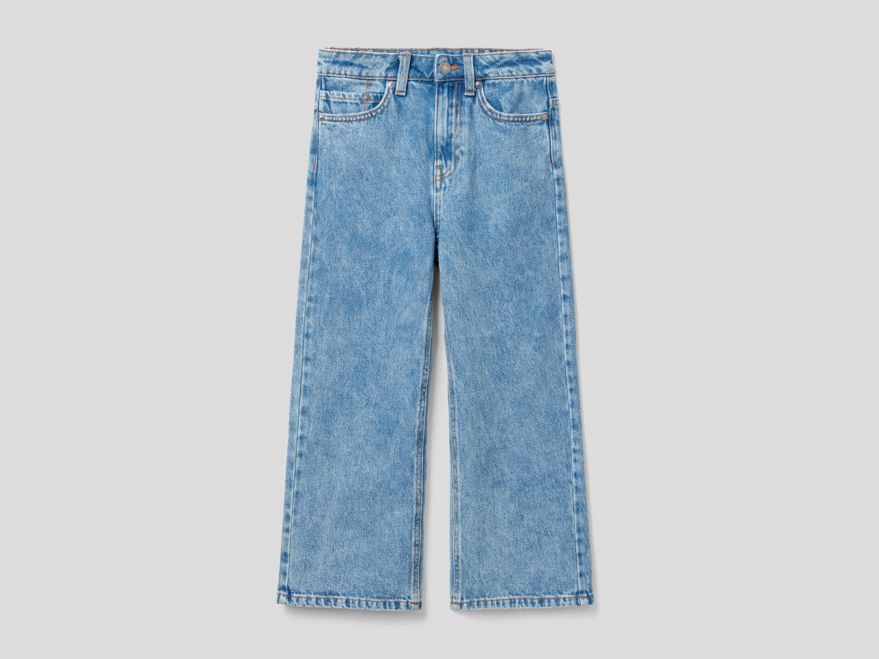United Colors of Benetton Bambina Abbigliamento Pantaloni e jeans Jeans Jeggings Jeggings In Denim "eco-recycle" 