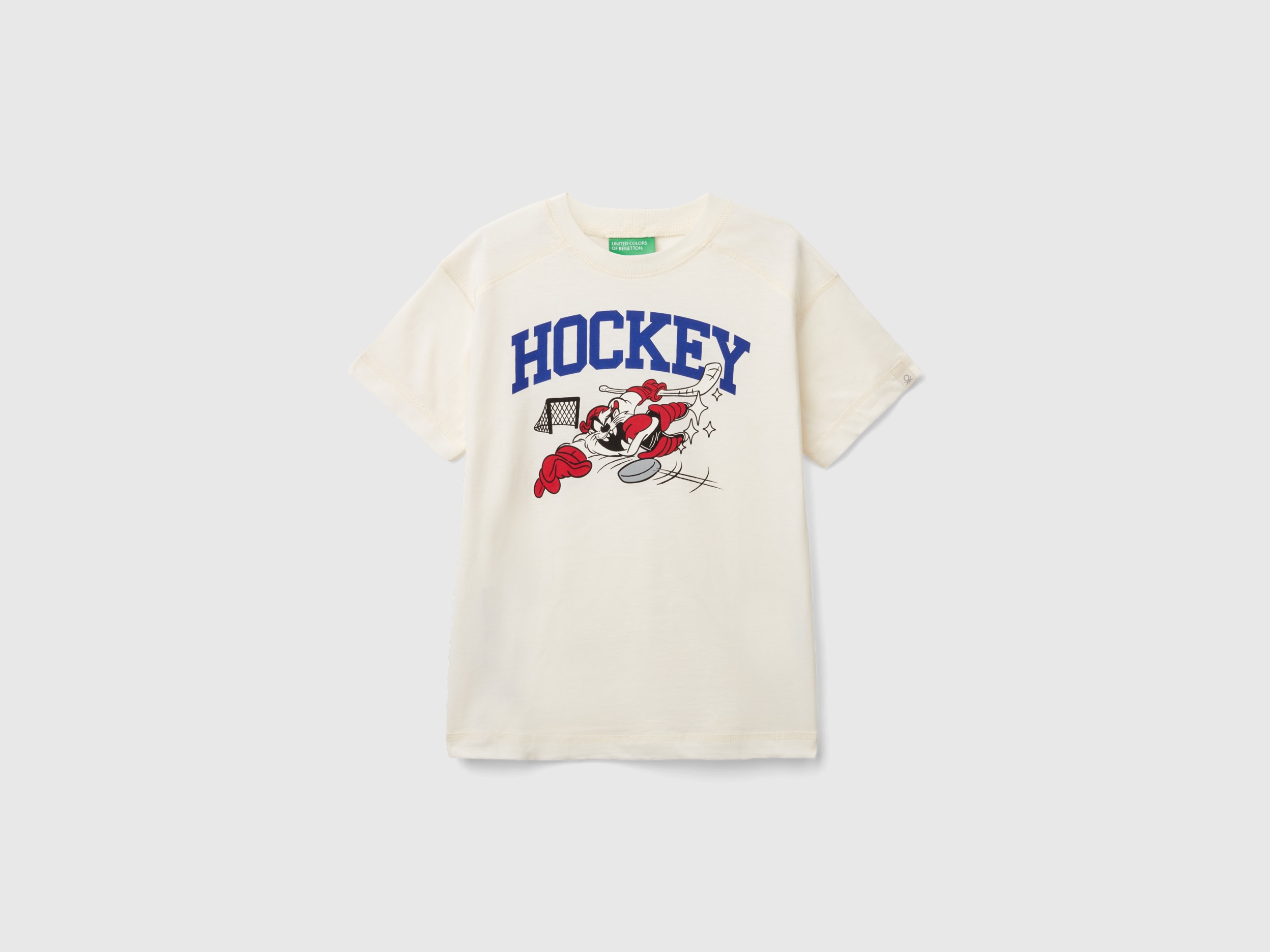 Benetton, T-shirt Manica Corta ©looney Tunes, Bianco Panna, Bambini