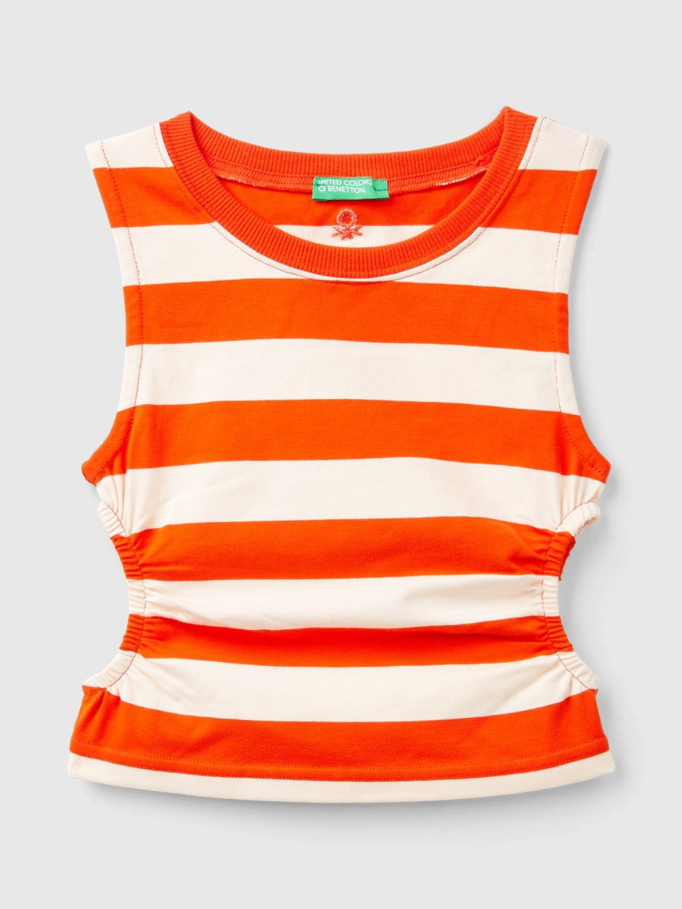Benetton, Striped Top With Porthole, Multi-color, Kids