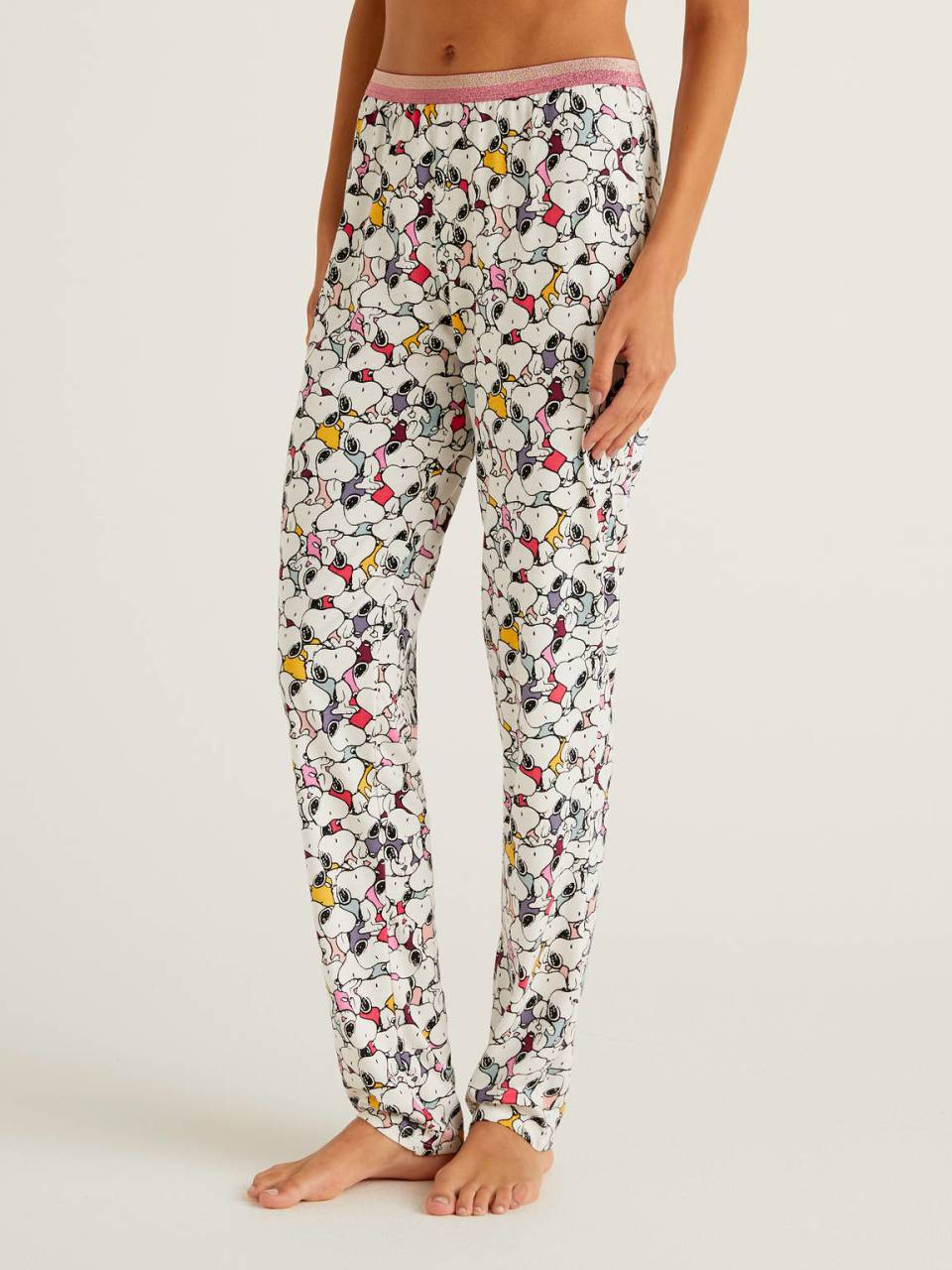 Benetton Long trousers with Snoopy print. 1