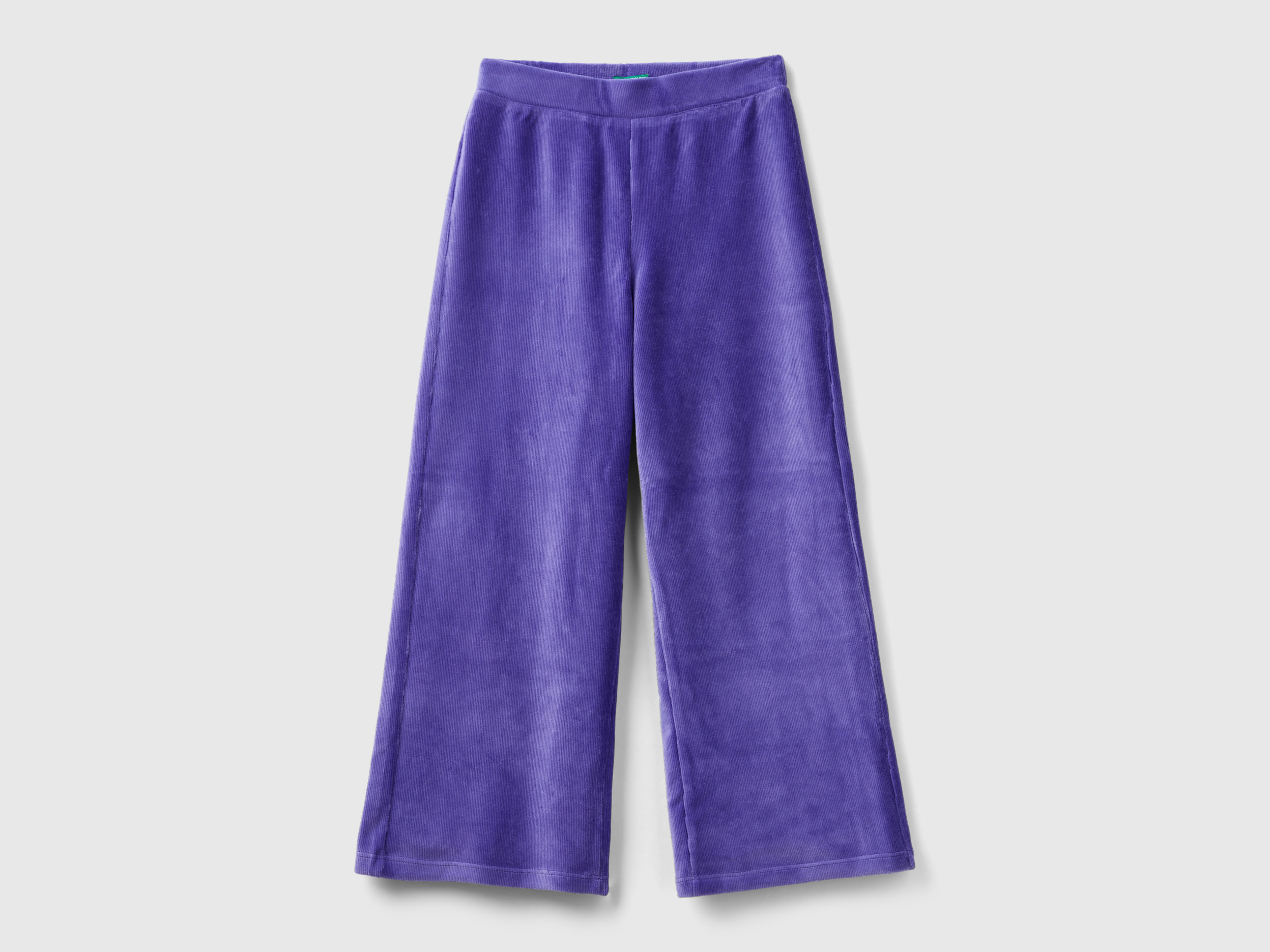 Benetton, Wide Chenille Trousers, size 3XL, Violet, Kids