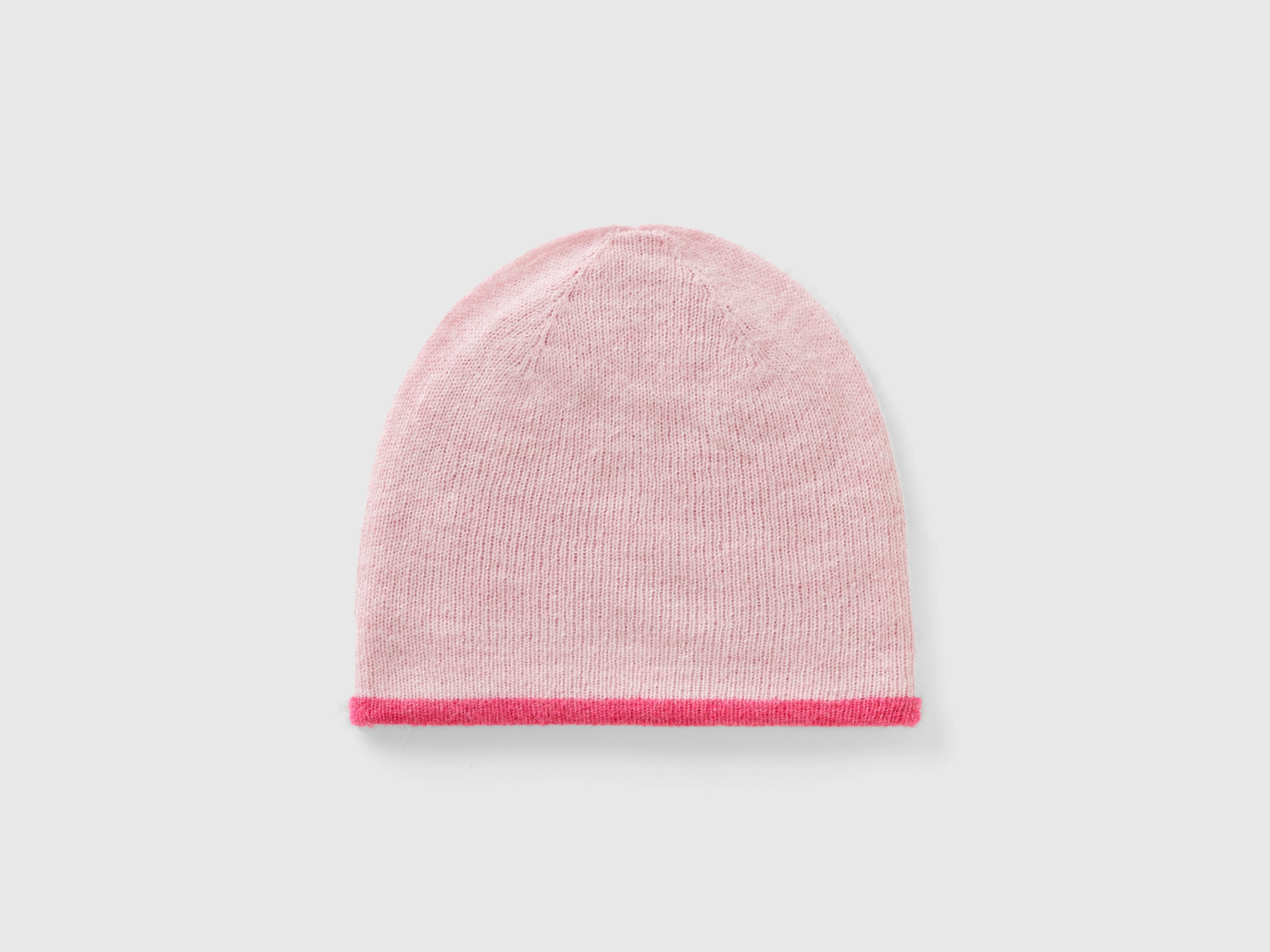 Benetton, Reversible Hat In Viscose Blend, size XL-3XL, Pink, Kids