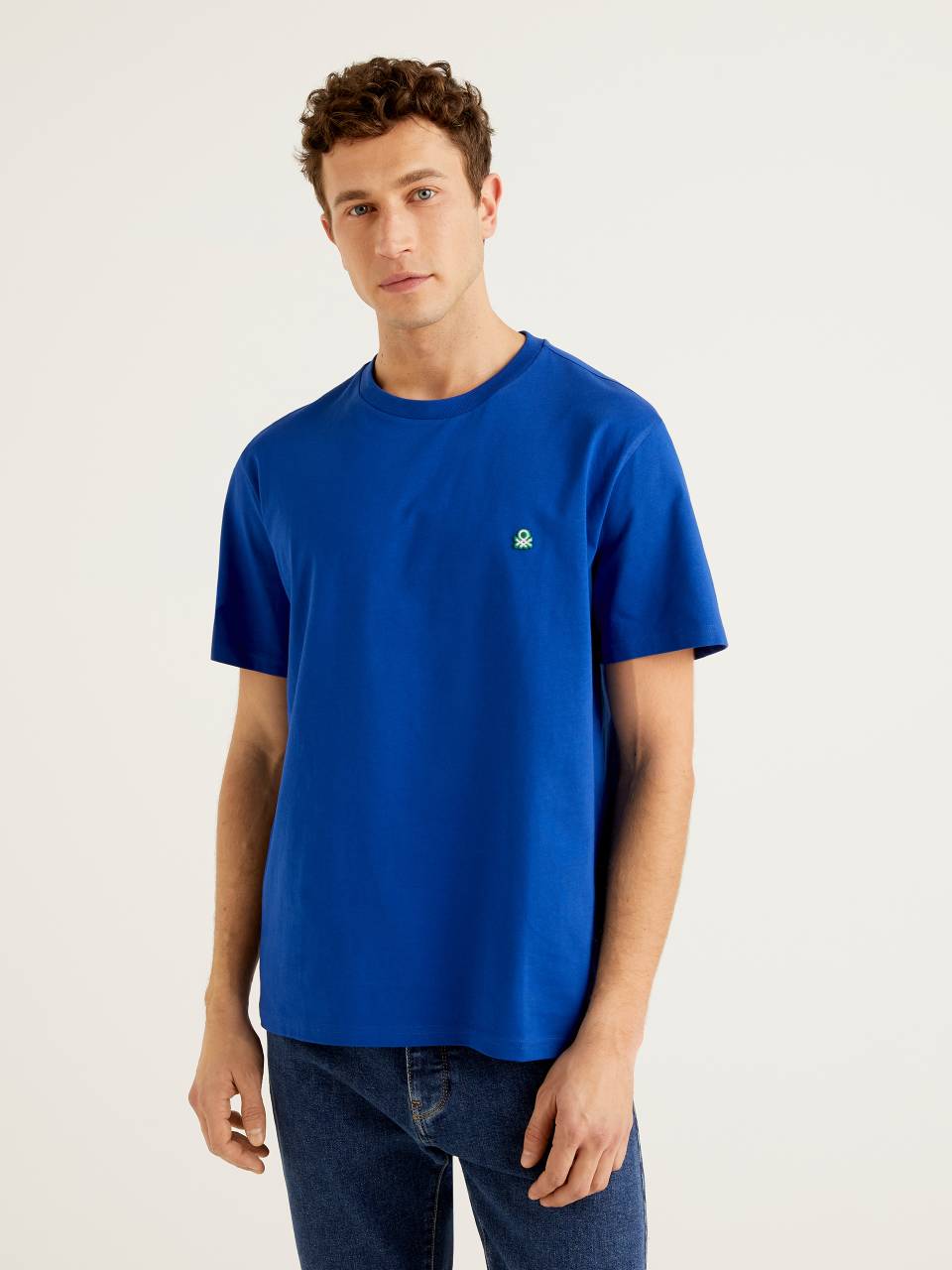 Benetton 100% organic cotton basic t-shirt. 1
