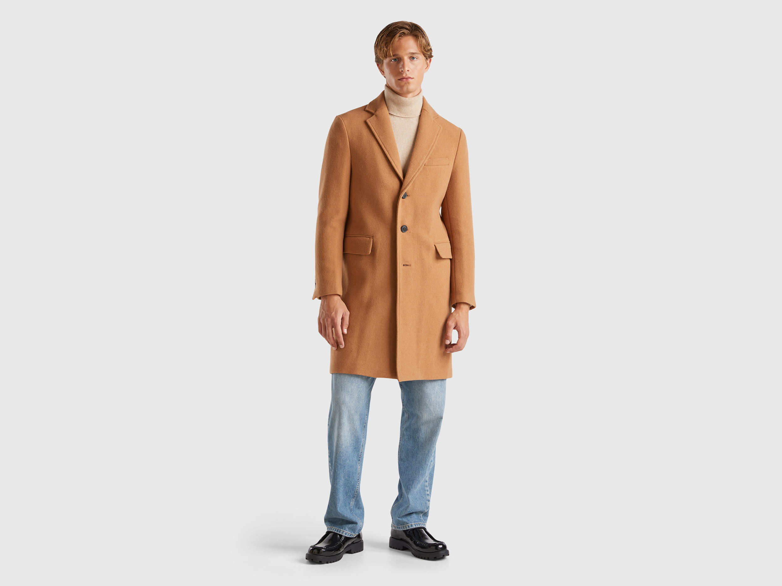 Men's Long Coats New Collection | Benetton