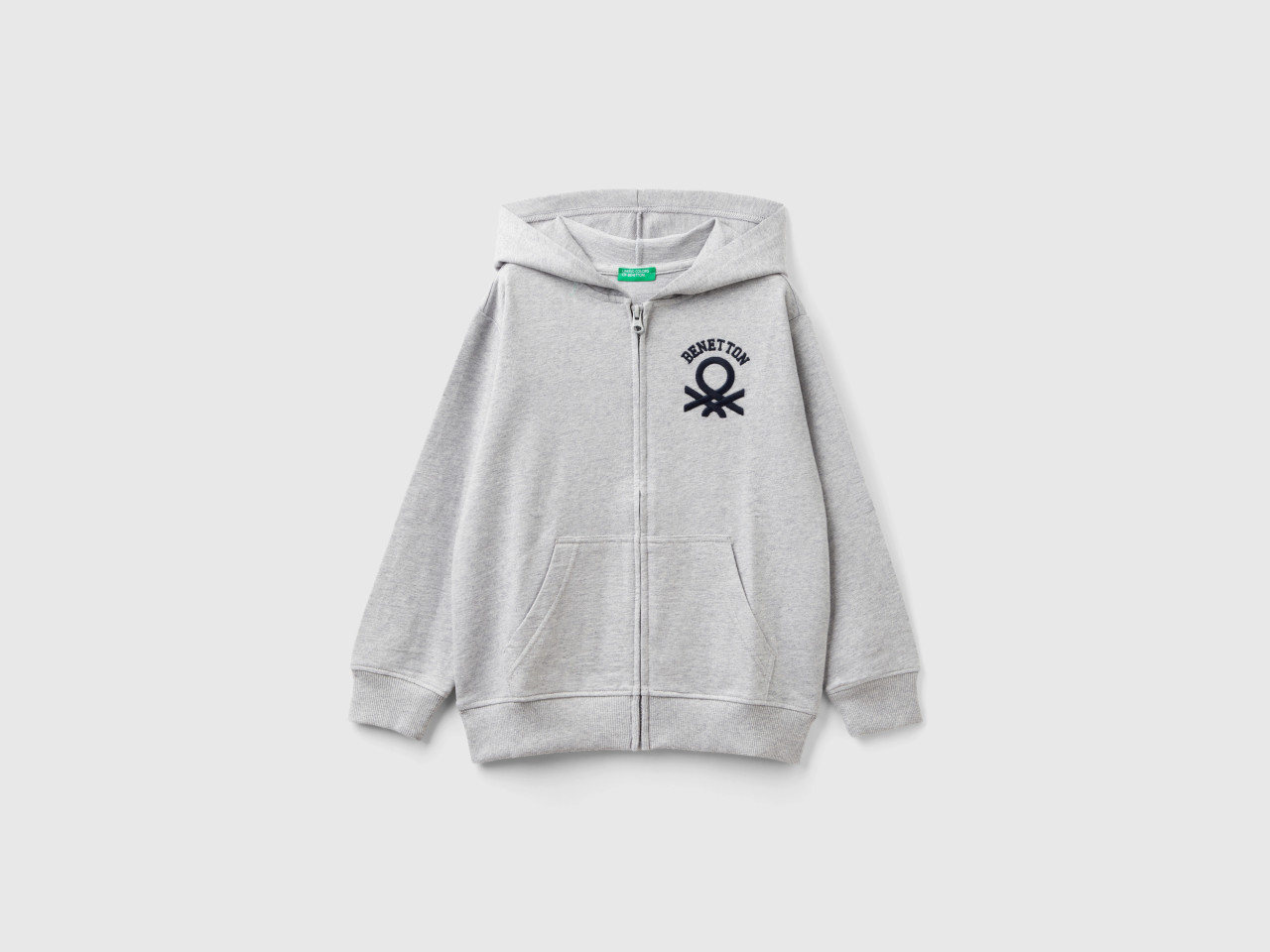 Benetton hooded sweatshirt clearance