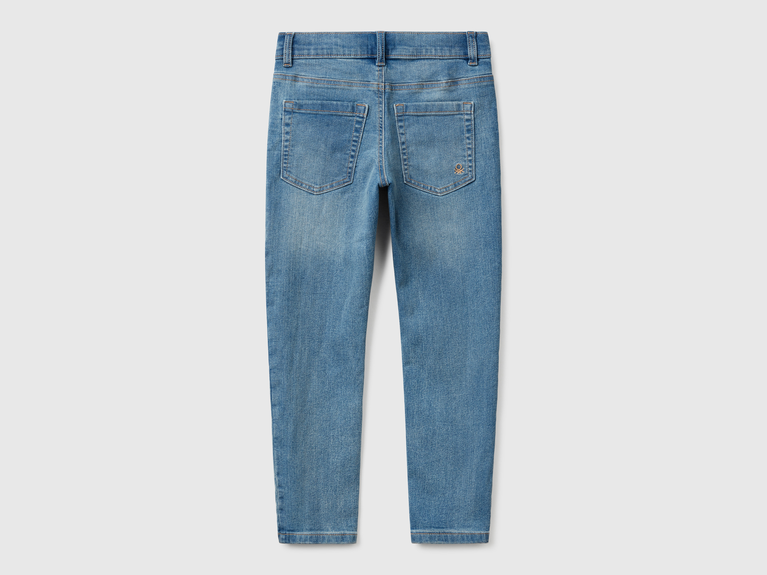 Benetton, Τζιν Με Skinny Εφαρμογή, size XL, Μπλε, Παιδικά φωτογραφία