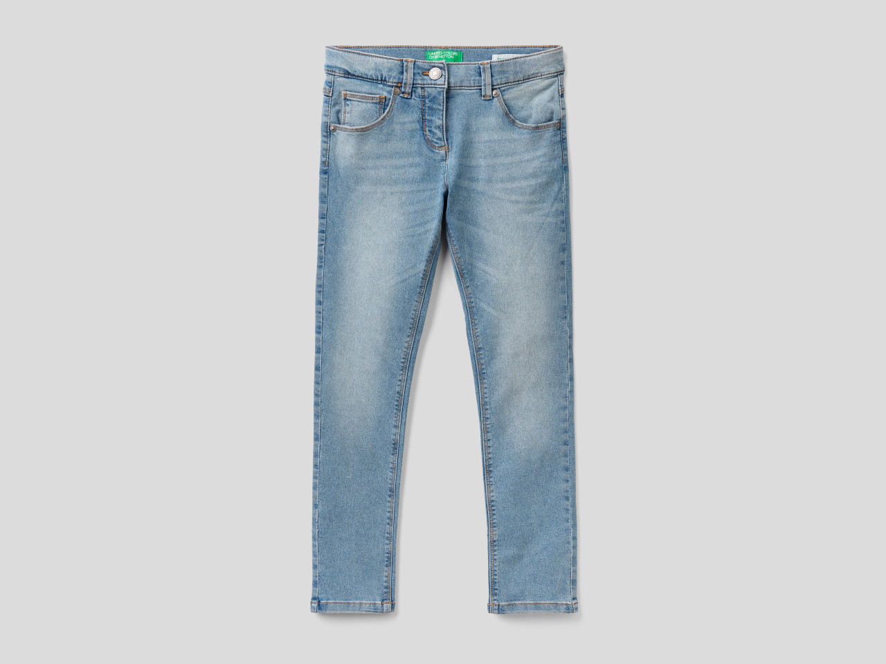 United Colors of Benetton Bambina Abbigliamento Pantaloni e jeans Jeans Jeggings Jeggings In Denim "eco-recycle" 