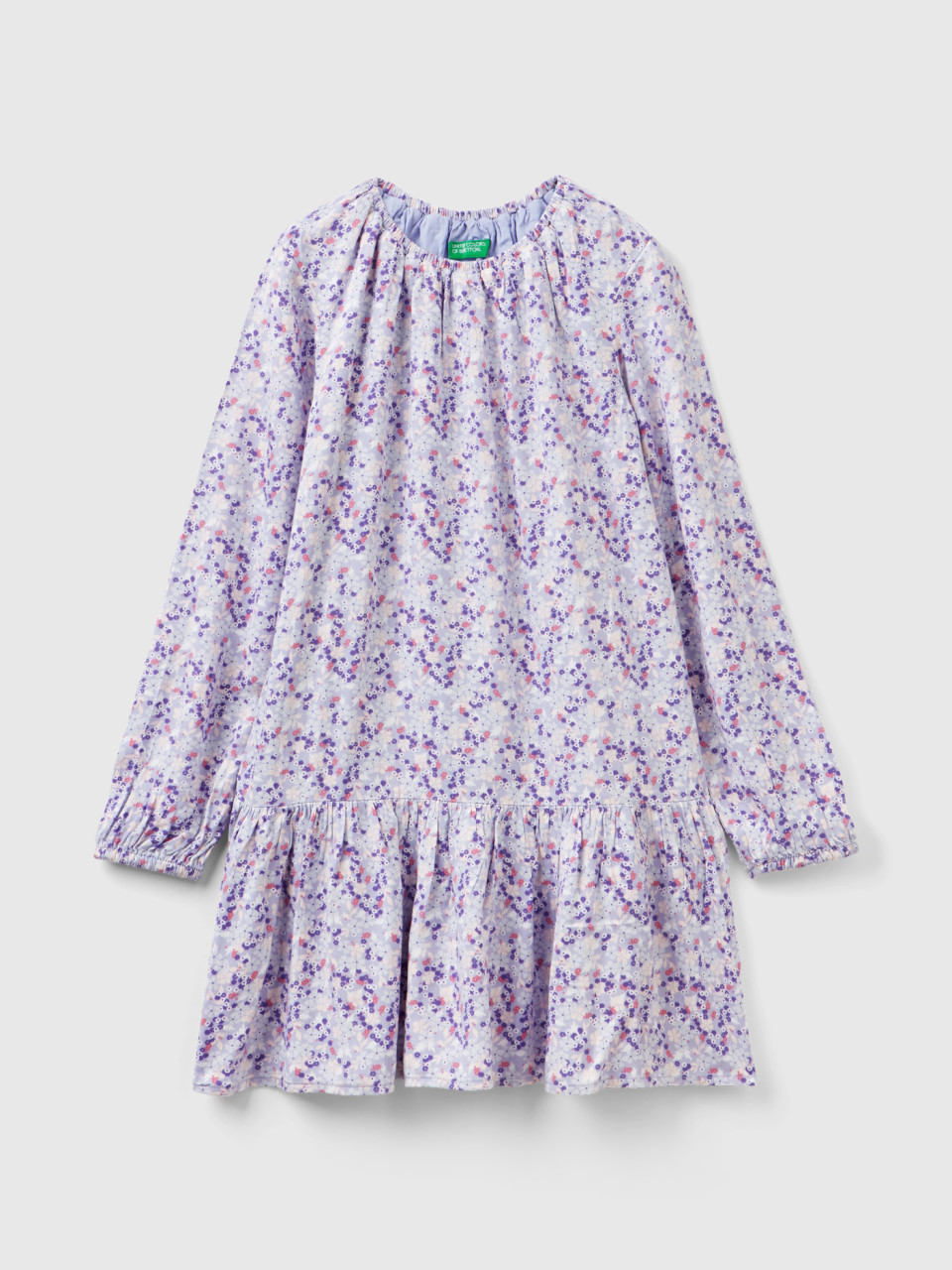 Benetton, Flowy Floral Dress, Multi-color, Kids