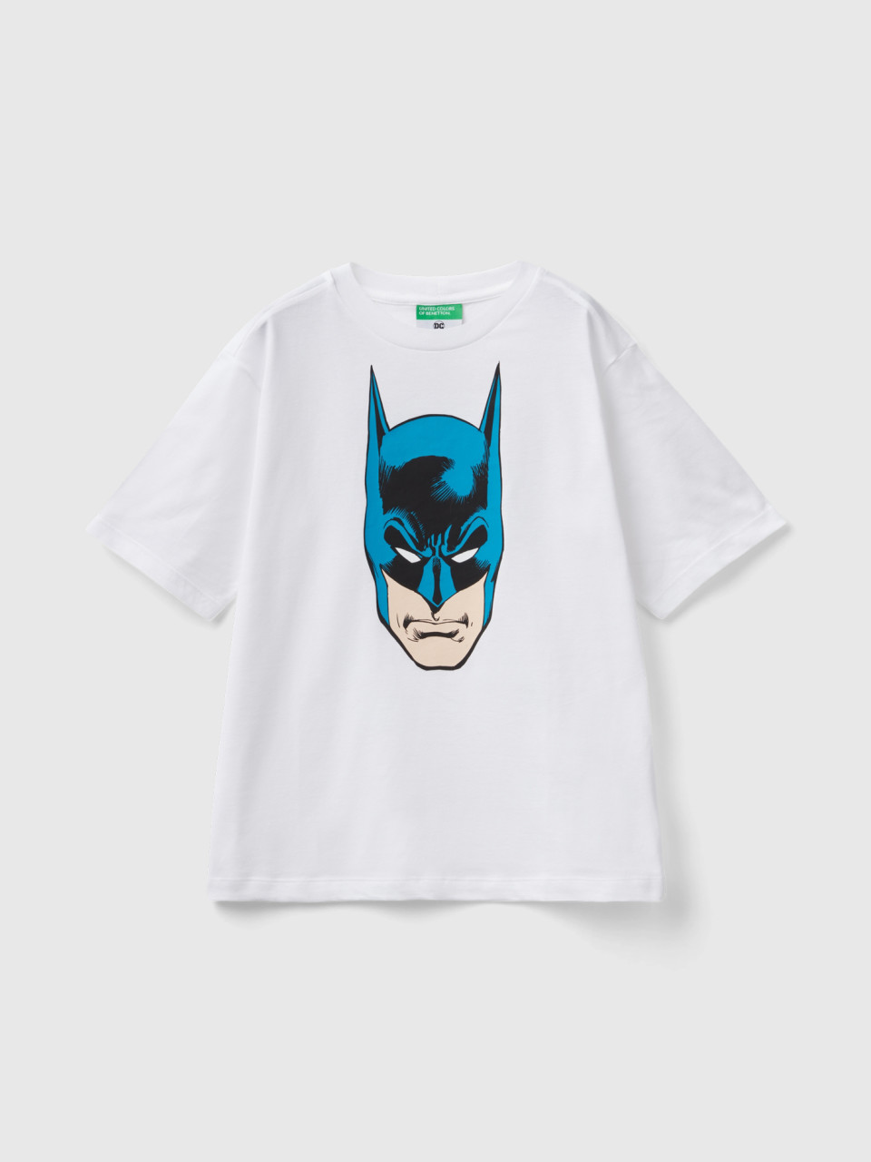 Benetton, T-shirt ©&™ Dc Comics Batman Bianca, Bianco, Bambini