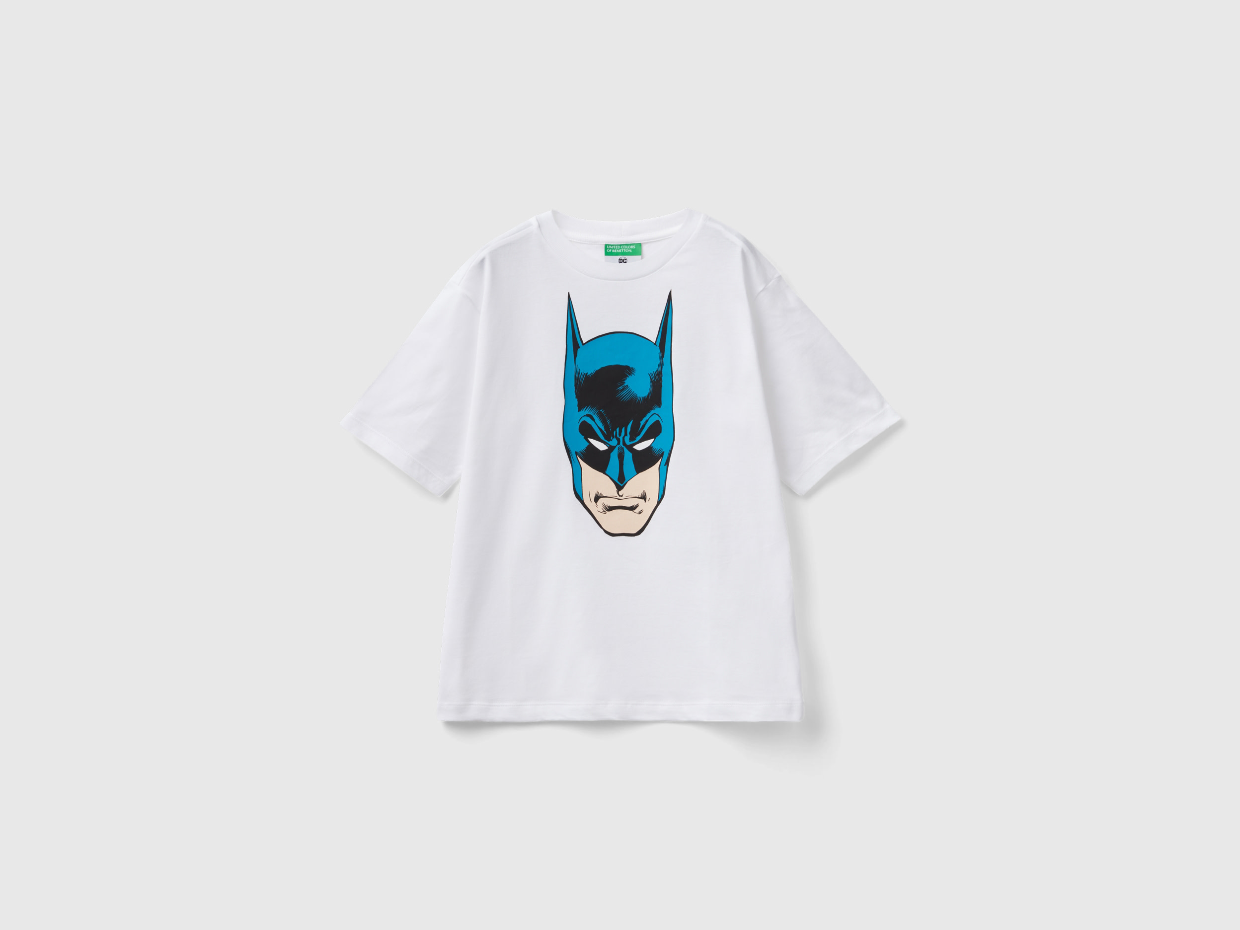 Benetton, T-shirt ©&™ Dc Comics Batman Bianca, Bianco, Bambini