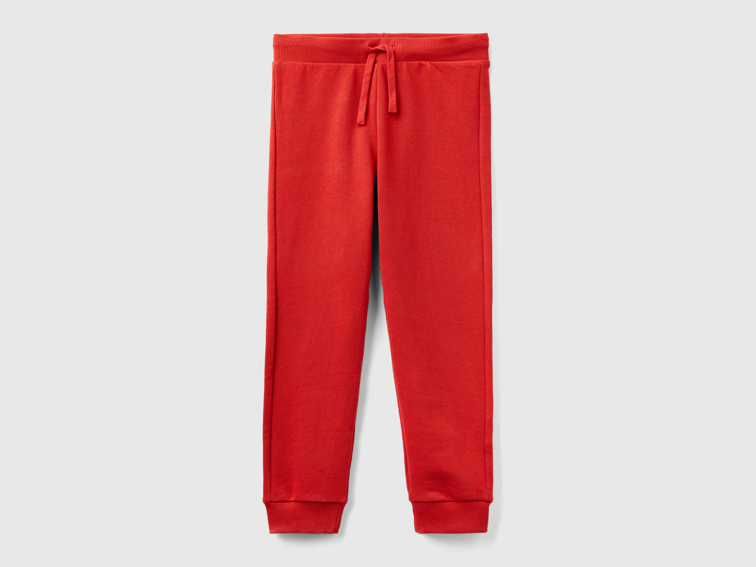 Benetton, Pantaloni Sportivi Con Coulisse, Rosso Mattone, Bambini