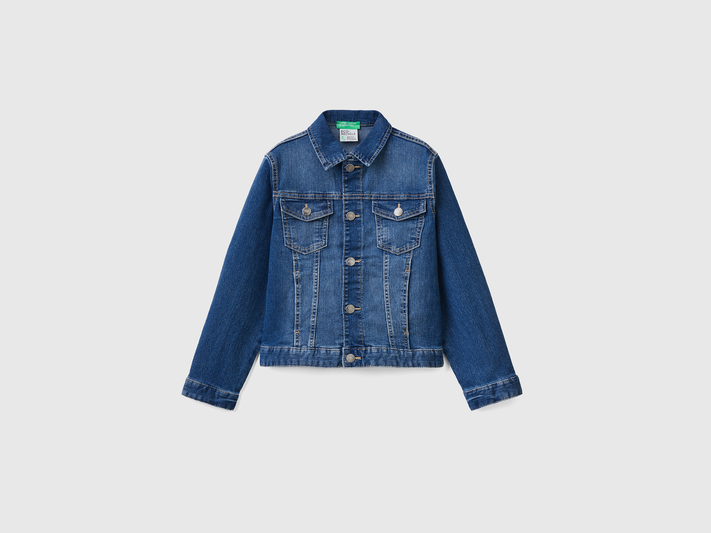 Benetton, Giubbino In Denim 