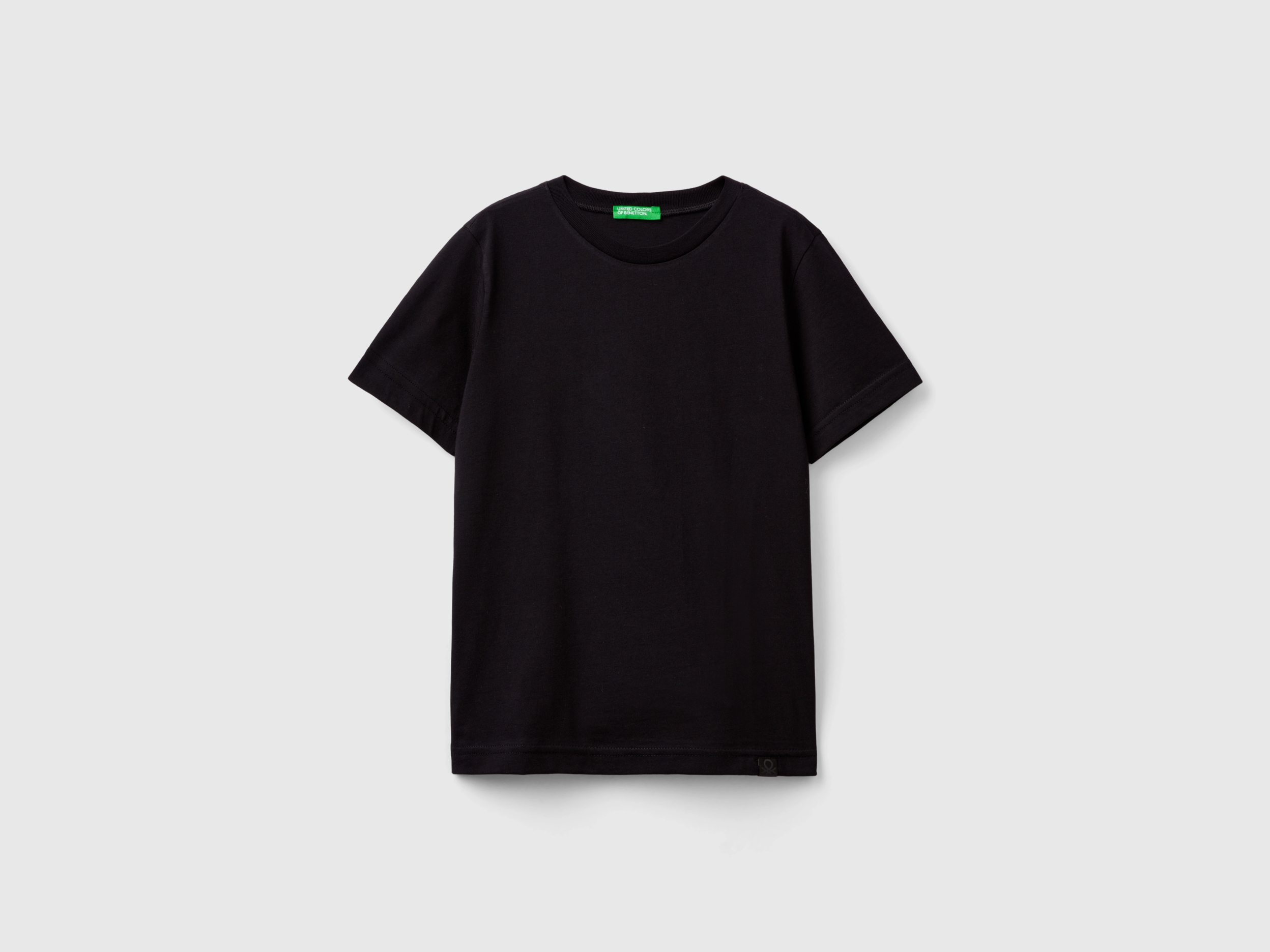 United Colors of Benetton Benetton, Μπλούζα Από Οργανικό Βαμβακερό, size 2XL, Μαυρο, Παιδικά