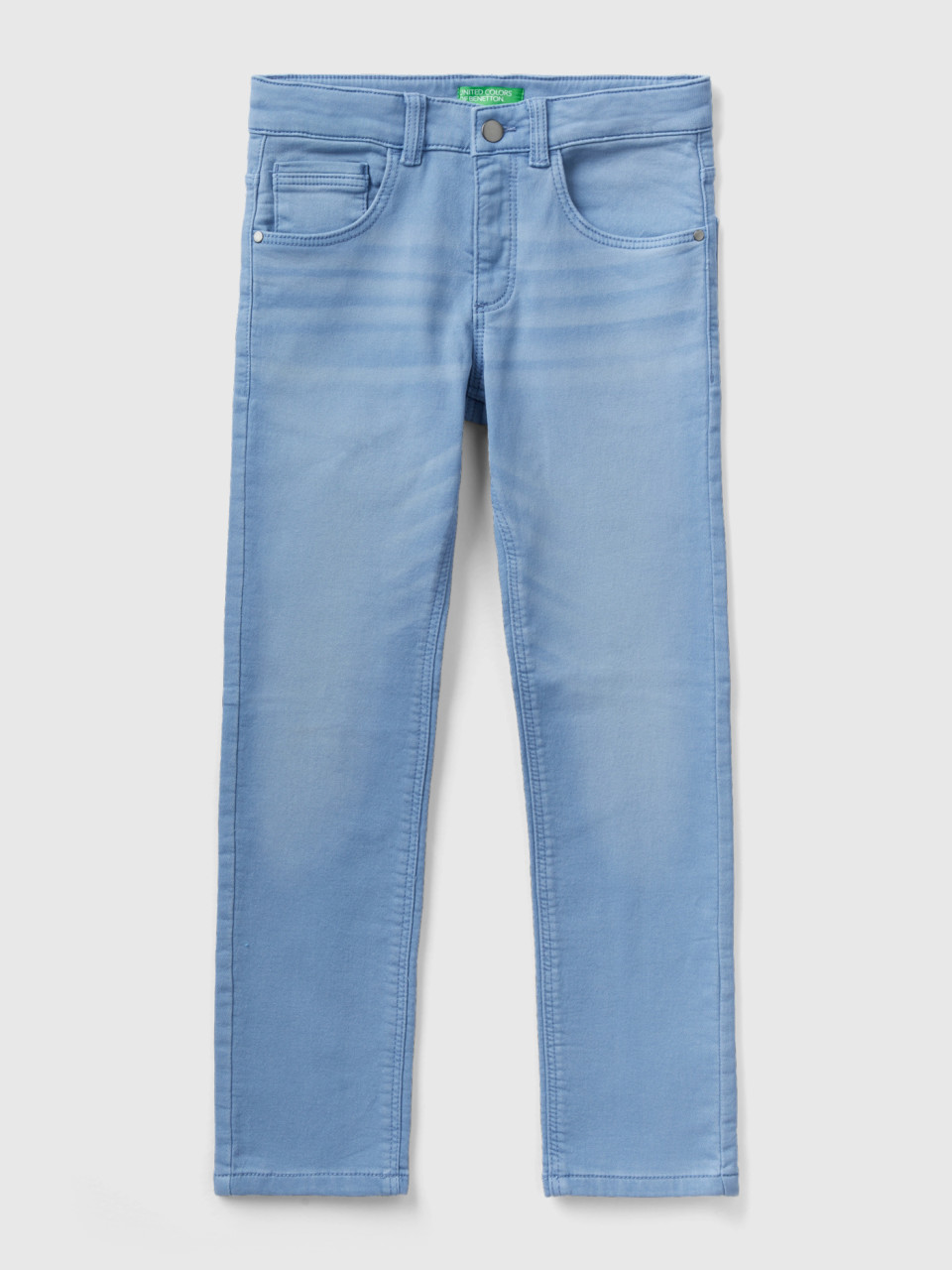 Benetton, Five Pocket Jeans, Light Blue, Kids